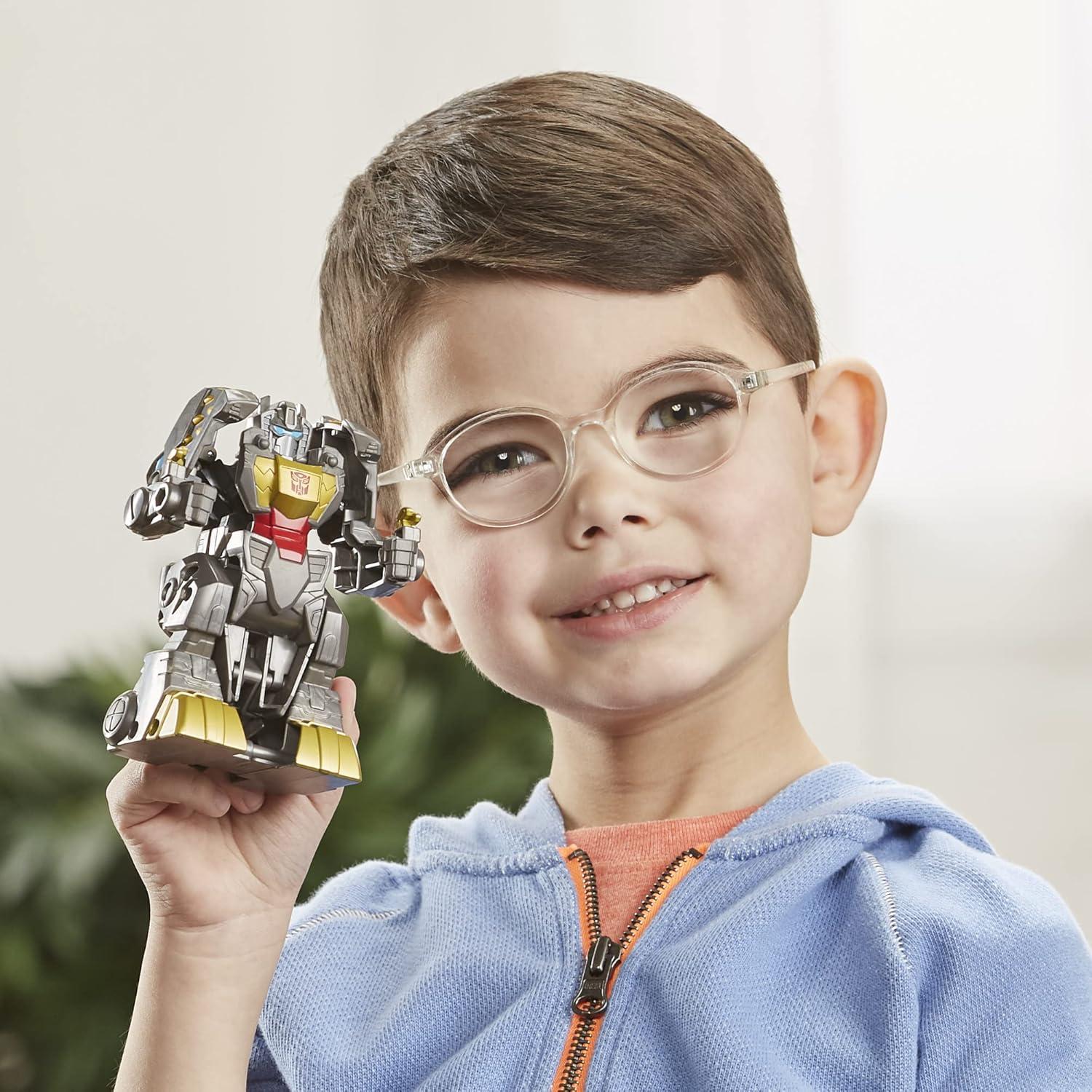 imageTransformers Classic Heroes Team Grimlock Converting Toy 45Inch Action Figure Preschool Toys Ages 3 Amazon Exclusive