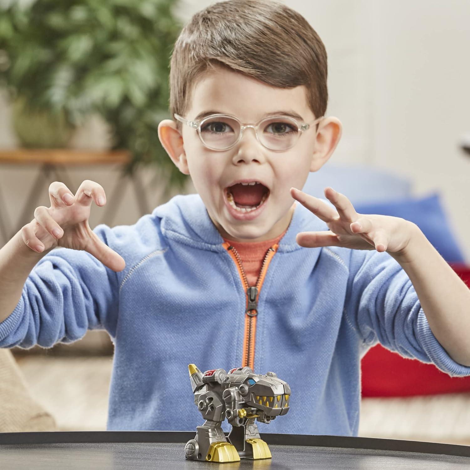 imageTransformers Classic Heroes Team Grimlock Converting Toy 45Inch Action Figure Preschool Toys Ages 3 Amazon Exclusive