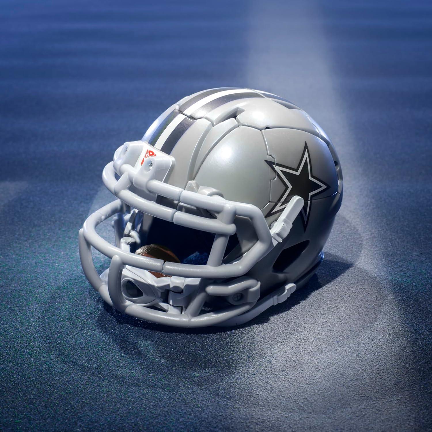 imageTransformers NFL Green Bay Packers Tundra Prime 55Inch Action Figure Changes from Robot to Helmet Football Toys for Ages 8Dallas Cowboys