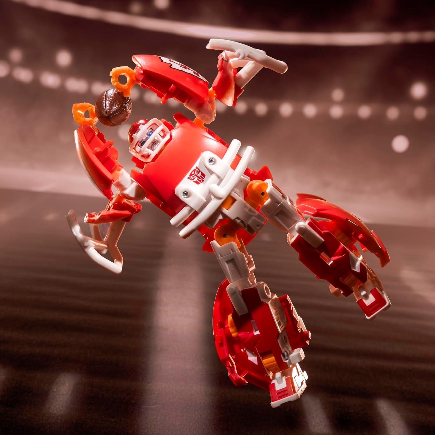 imageTransformers NFL Green Bay Packers Tundra Prime 55Inch Action Figure Changes from Robot to Helmet Football Toys for Ages 8Kansas City Chiefs
