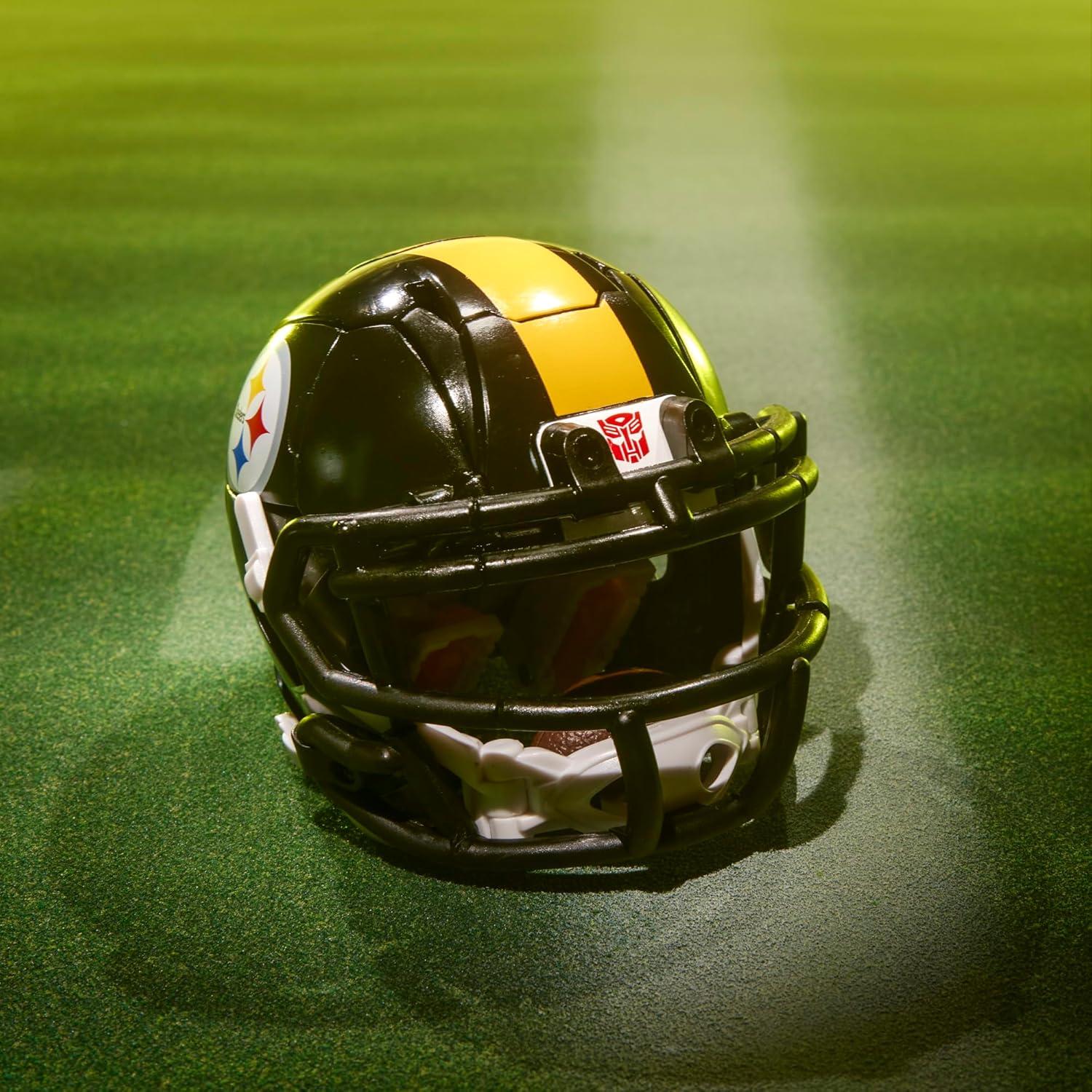 imageTransformers NFL Green Bay Packers Tundra Prime 55Inch Action Figure Changes from Robot to Helmet Football Toys for Ages 8Pittsburgh Steelers