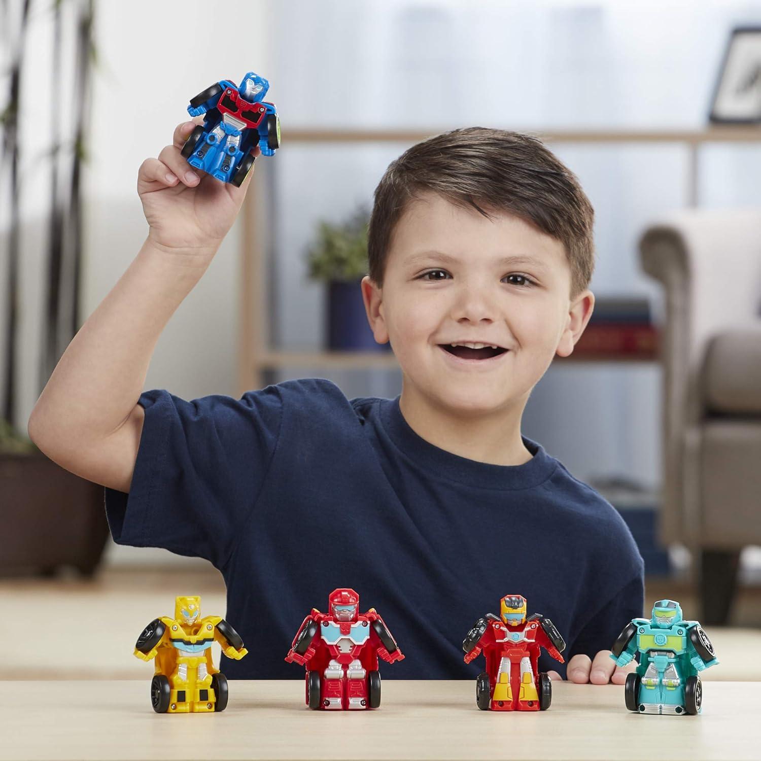 imageTransformers Playskool Heroes Rescue Bots Academy Mini Bot Racers Converting Robot Toy 5Pack 2Inch Collectible Toy Cars Amazon ExclusiveRobot Toy