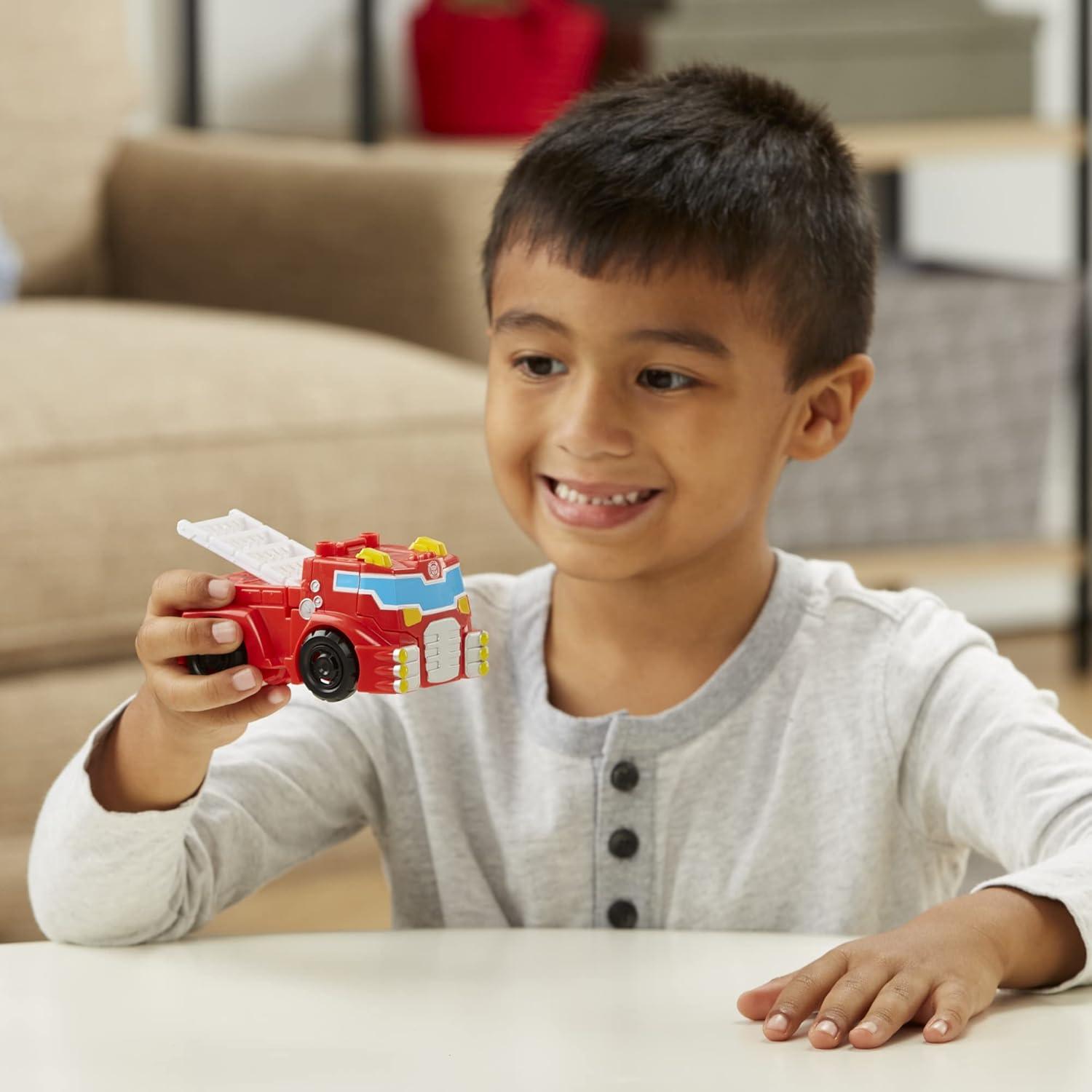 imageTransformers Playskool Heroes Rescue Bots Academy Team Heatwave The FireBot Kids Converting Robot Toy 45Inch Action Figure Ages 3 Amazon Exclusive