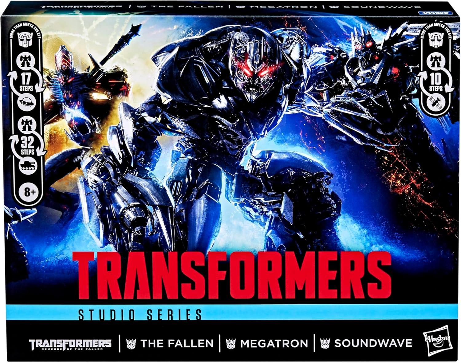 imageTransformers Studio Series Revenge of The Fallen Converting Action Figure 3Pack Robot Toys Ages 8 Amazon Exclusive