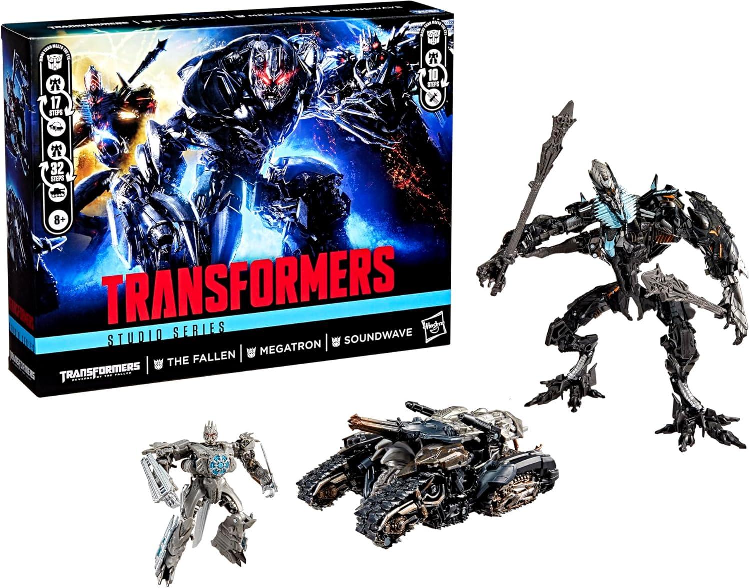 imageTransformers Studio Series Revenge of The Fallen Converting Action Figure 3Pack Robot Toys Ages 8 Amazon Exclusive