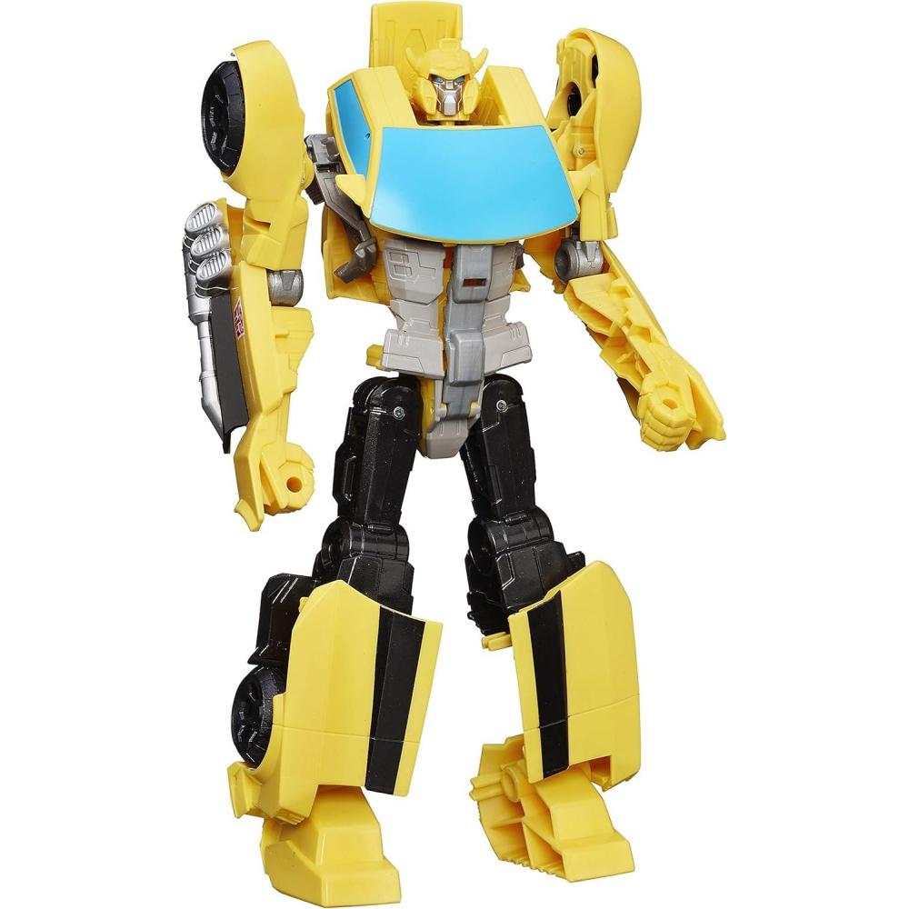 imageTransformers Toys Heroic Bumblebee Action Figure  Timeless LargeScale Figure Changes into Yellow Toy Car 11quot Amazon ExclusiveStandard
