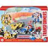 Transformers Bumblebee and Starscream Bot Racers, Easy to Change from Robot to Car Toys, Action Figures for Boys and Girls, Kids Christmas Stocking Stuffers, Ages 3+ (Amazon Exclusive)