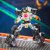 Transformers Collaborative Hot Wheels x Twin Mill, Deluxe Class 5-Inch Robot Action Figure Converts to Racecar, Car Toys for Ages 8+(Bone Crusher)
