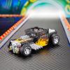 Transformers Collaborative Hot Wheels x Twin Mill, Deluxe Class 5-Inch Robot Action Figure Converts to Racecar, Car Toys for Ages 8+(Bone Crusher)