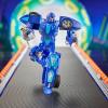 Transformers Collaborative Hot Wheels x Twin Mill, Deluxe Class 5-Inch Robot Action Figure Converts to Racecar, Car Toys for Ages 8+(Twin Mill)