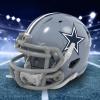 Transformers NFL Green Bay Packers Tundra Prime 5.5-Inch Action Figure Changes from Robot to Helmet, Football Toys for Ages 8+(Dallas Cowboys)