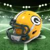 Transformers NFL Green Bay Packers Tundra Prime 5.5-Inch Action Figure Changes from Robot to Helmet, Football Toys for Ages 8+(Green Bay Packers)