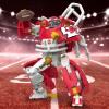 Transformers NFL Green Bay Packers Tundra Prime 5.5-Inch Action Figure Changes from Robot to Helmet, Football Toys for Ages 8+(Kansas City Chiefs)