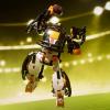 Transformers NFL Green Bay Packers Tundra Prime 5.5-Inch Action Figure Changes from Robot to Helmet, Football Toys for Ages 8+(Pittsburgh Steelers)
