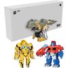 Transformers Playskool Primal Team-Up 3-Pack with Optimus Prime,Bumblebee, and Grimlock Converting Dinosaur Figures, 4.5-Inch Toys, Ages 3 and Up (Amazon Exclusive)(Toys-Transformers)