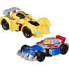 Transformers Bumblebee and Starscream Bot Racers, Easy to Change from Robot to Car Toys, Action Figures for Boys and Girls, Kids Christmas Stocking Stuffers, Ages 3+ (Amazon Exclusive)