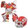 Transformers NFL Green Bay Packers Tundra Prime 5.5-Inch Action Figure Changes from Robot to Helmet, Football Toys for Ages 8+(Kansas City Chiefs)