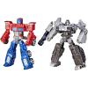 Transformers Toys Heroes and Villains Optimus Prime and Megatron 2-Pack Action Figures – for Kids Ages 6 and Up, 7-inch (Amazon Exclusive)(7 Inch (Pack of 2))