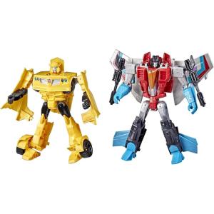 Transformers Toys Heroes and Villains Bumblebee and Starscream 2-Pack Action Figures – for Kids Ages 6 and Up, 7-inch (Amazon Exclusive)