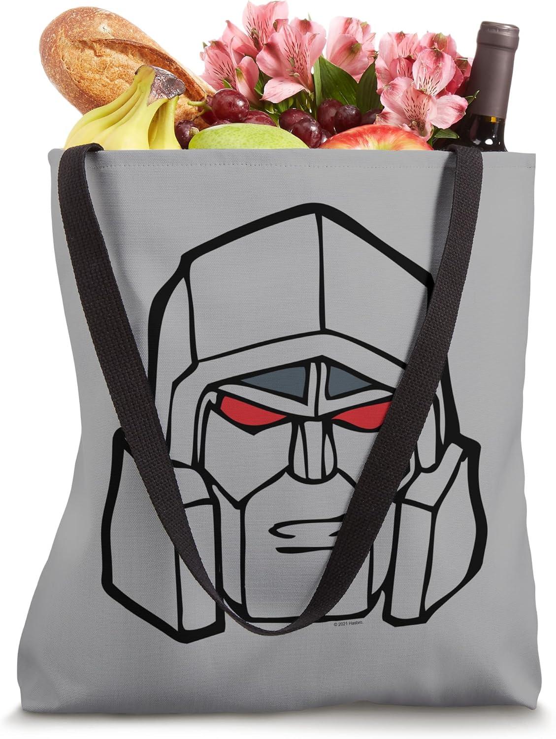 imageTransformers Megatron Large Face Tote Bag