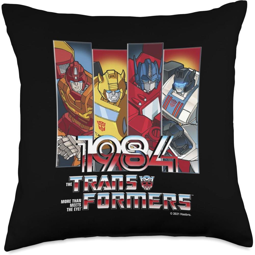 imageTransformers 1984 Transformer Autobot Panels Throw Pillow18x18