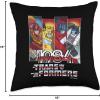 Transformers 1984 Transformer Autobot Panels Throw Pillow(18×18)