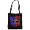 Transformers Decepticons & Autobots Split Logo Tote Bag