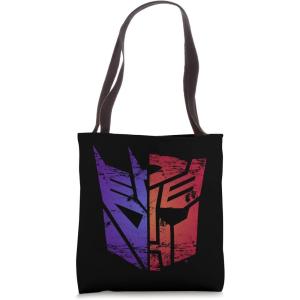 Transformers Decepticons & Autobots Split Logo Tote Bag