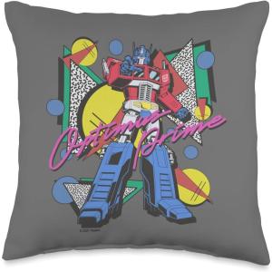 Transformers Eighties Optimus Prime Throw Pillow(16×16)