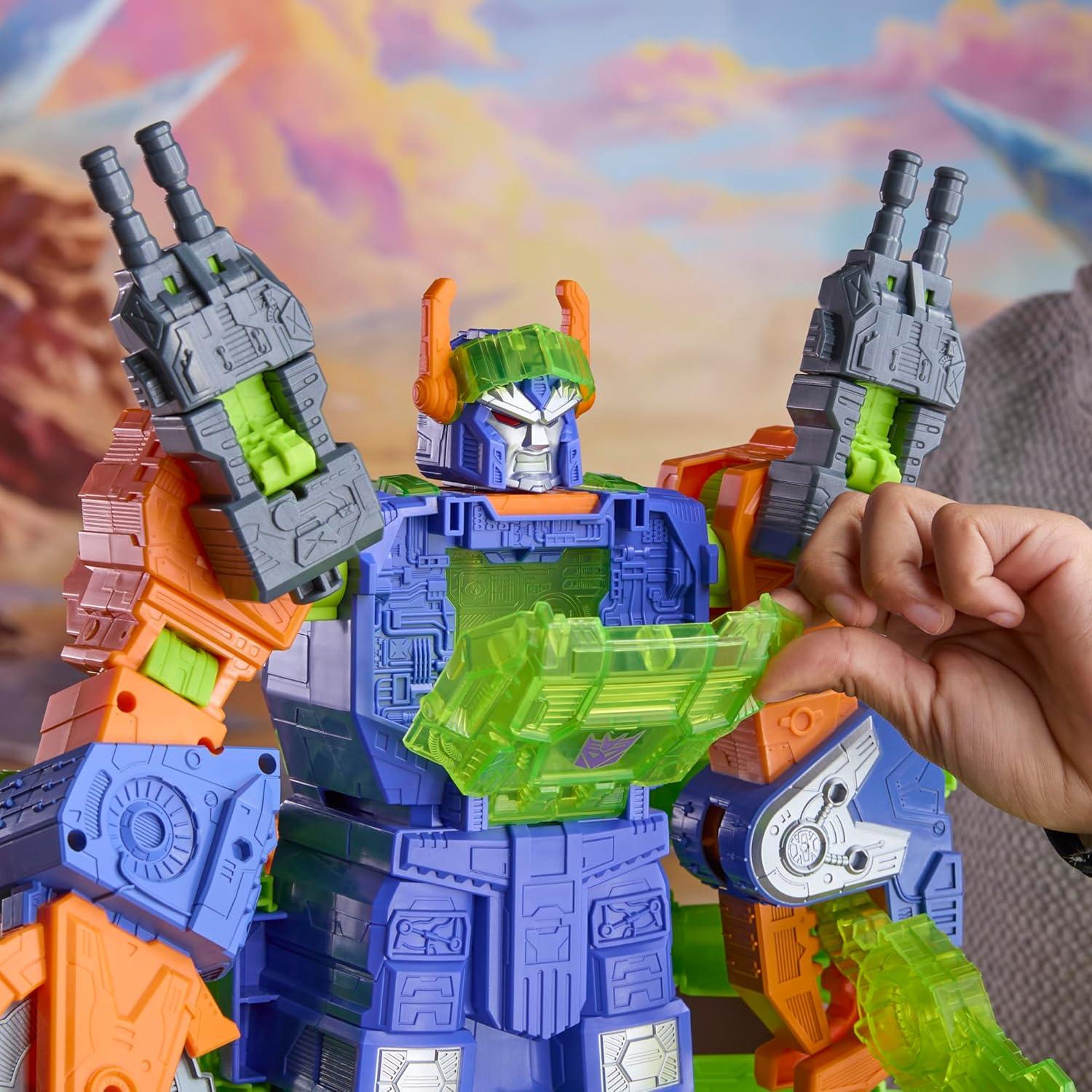imageTransformers CYBERWORLD Scorponok Strike Battle Set Converting Action Figure Playset with Lights and Sounds Robot Toys for Boys and Girls Kids Ages 6