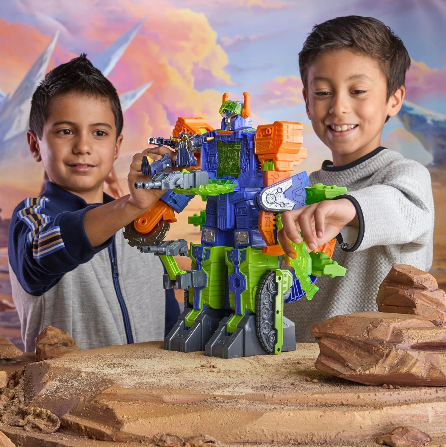 imageTransformers CYBERWORLD Scorponok Strike Battle Set Converting Action Figure Playset with Lights and Sounds Robot Toys for Boys and Girls Kids Ages 6