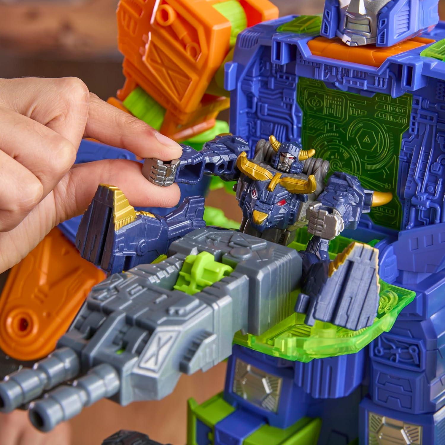 imageTransformers CYBERWORLD Scorponok Strike Battle Set Converting Action Figure Playset with Lights and Sounds Robot Toys for Boys and Girls Kids Ages 6