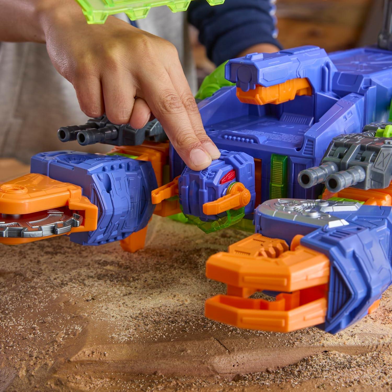 imageTransformers CYBERWORLD Scorponok Strike Battle Set Converting Action Figure Playset with Lights and Sounds Robot Toys for Boys and Girls Kids Ages 6