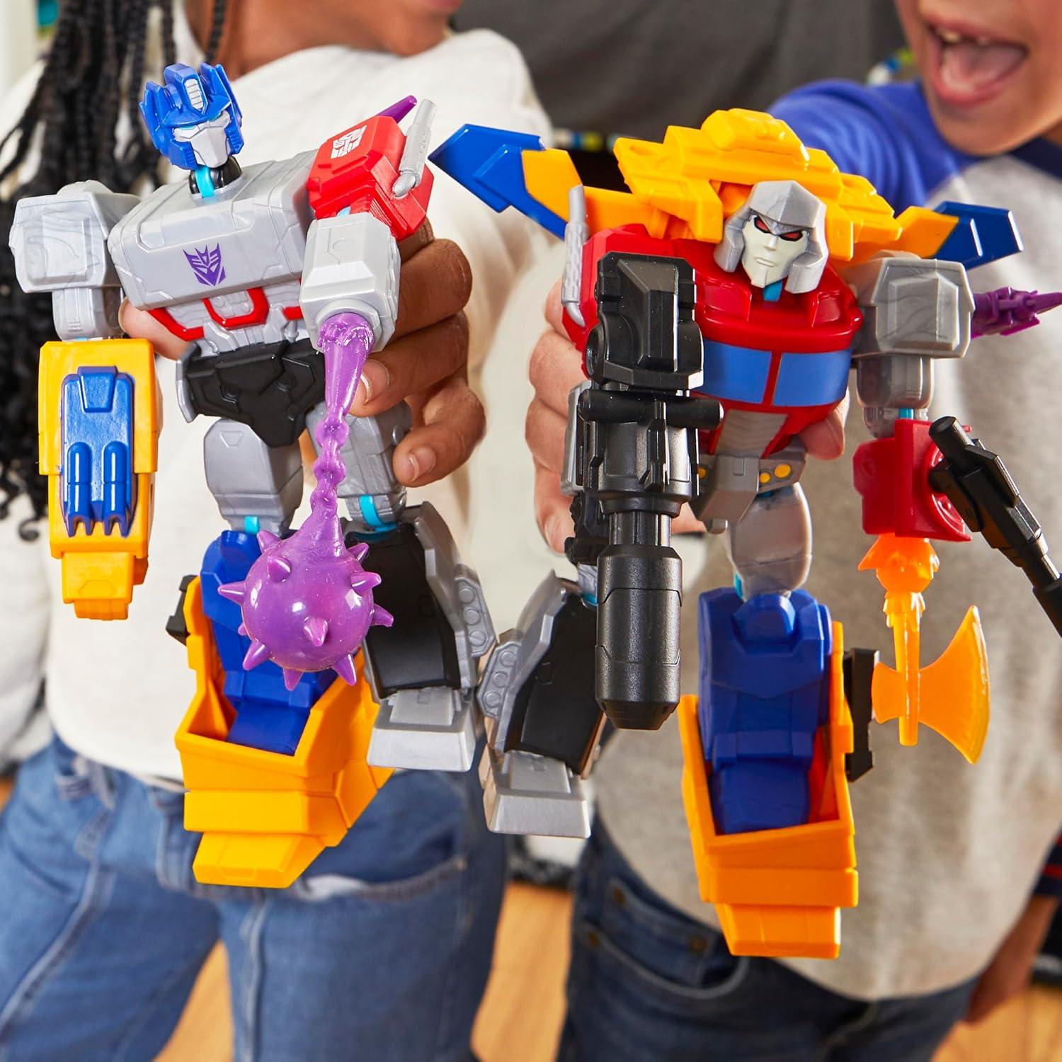 imageTransformers MixMashers Megatron Custom MixandMatch Deluxe Action Figure ampamp Accessories 5InchScale Robot Toys for Kids Ages 4