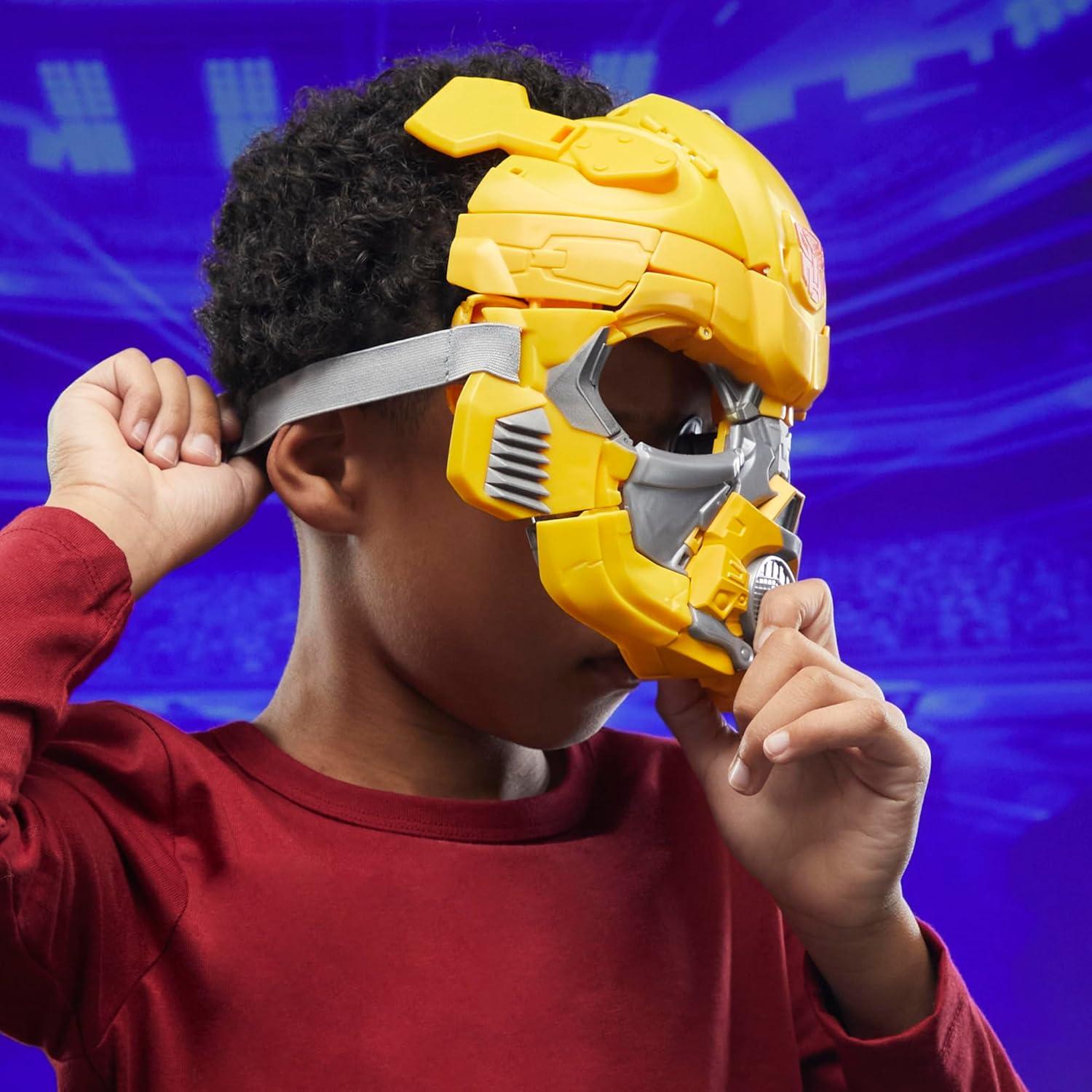 imageTransformers One 2 in 1 Bumblebee B127 98 Inch Robot Action Figure Converts to Mask Interactive Toys for Boys and Girls Ages 6 and Up