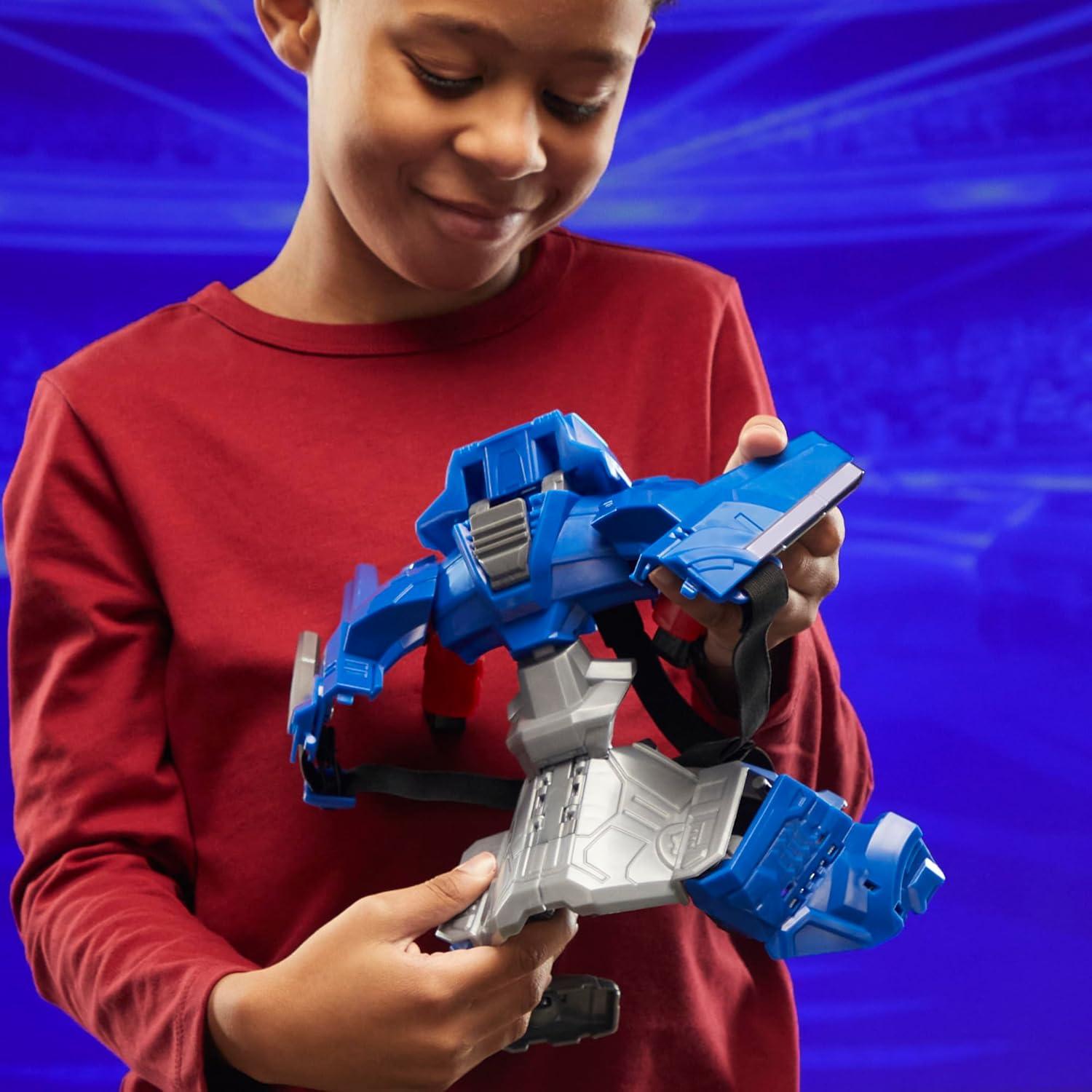 imageTransformers One 2 in 1 Optimus Prime Orion Pax 99 Inch Robot Action Figure Converts to Mask Interactive Toys for Boys and Girls Ages 6 and Up
