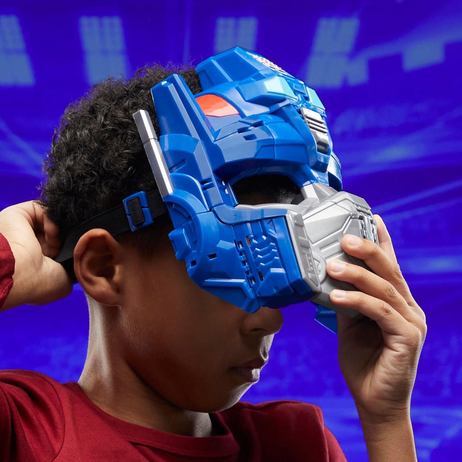 imageTransformers One 2 in 1 Optimus Prime Orion Pax 99 Inch Robot Action Figure Converts to Mask Interactive Toys for Boys and Girls Ages 6 and Up