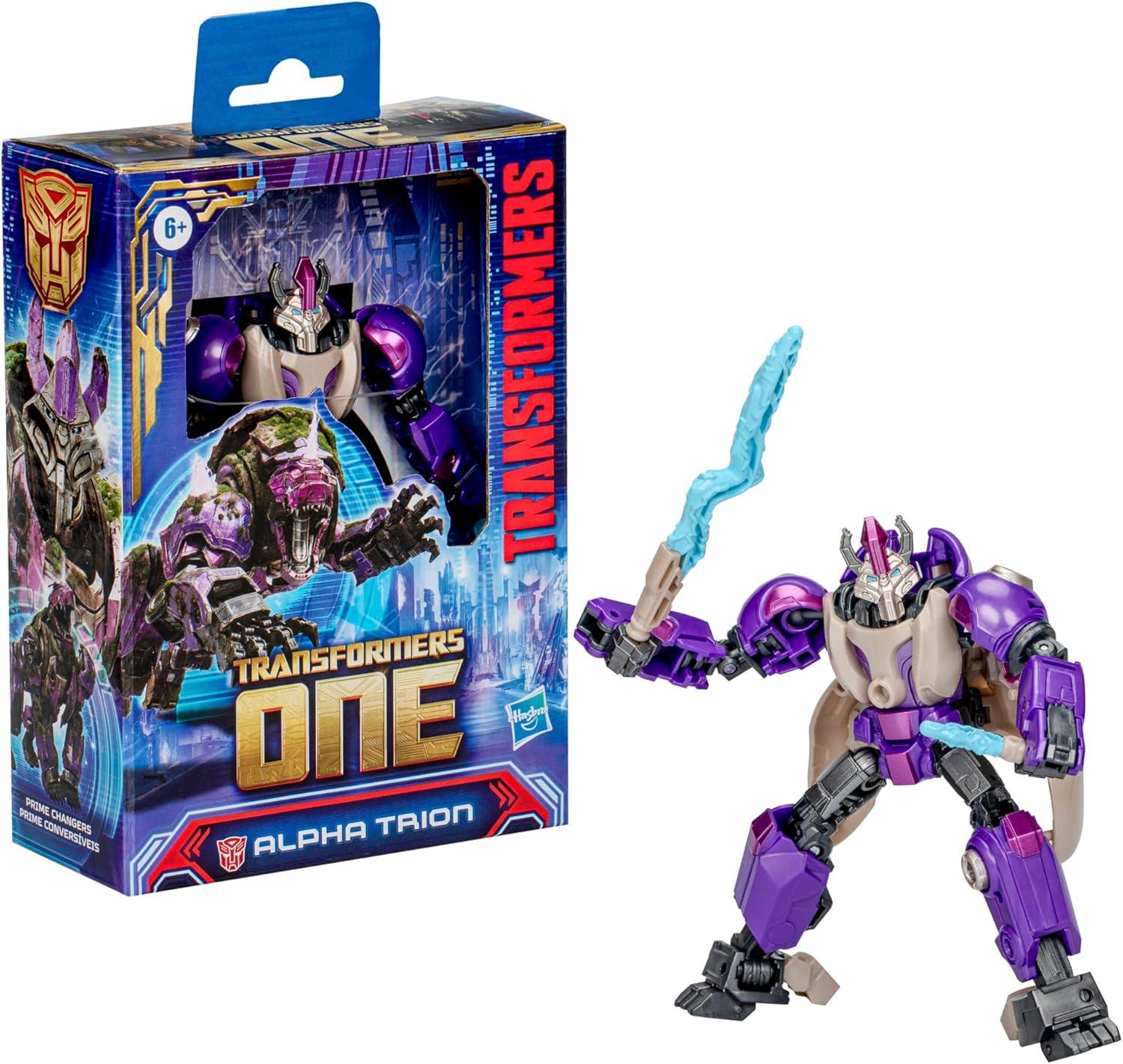 imageTransformers One Prime Changer Alpha Trion 5Inch Robot Action Figure Interactive Toys for Boys and Girls Ages 6 and Up