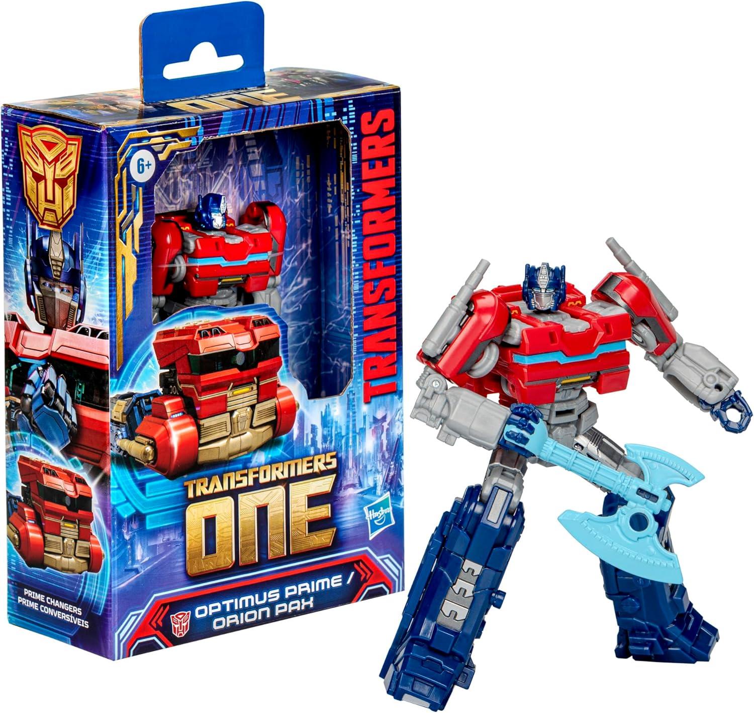 imageTransformers One Prime Changer Optimus Prime Orion Pax 5Inch Robot Action Figure Interactive Toys for Boys and Girls Ages 6 and Up