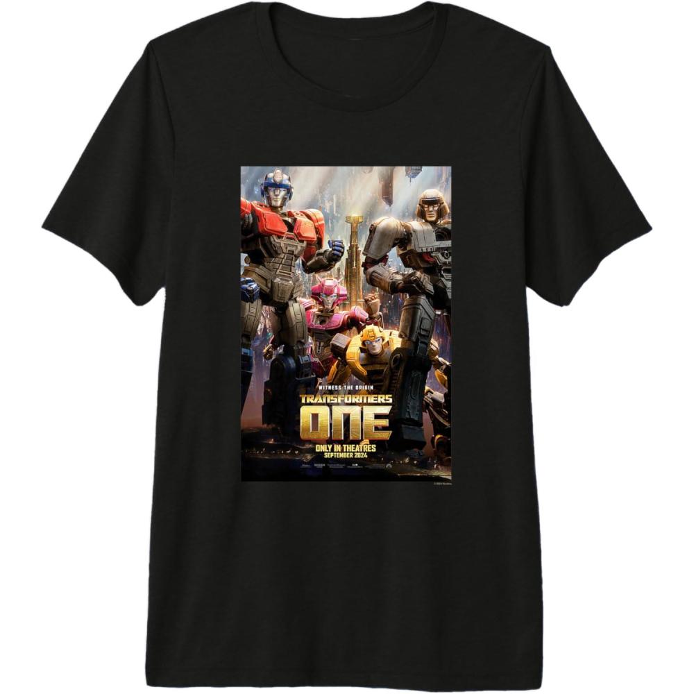 imageTransformers One Witness The Origin Movie Poster Vintage Premium Triblend TShirtBlack
