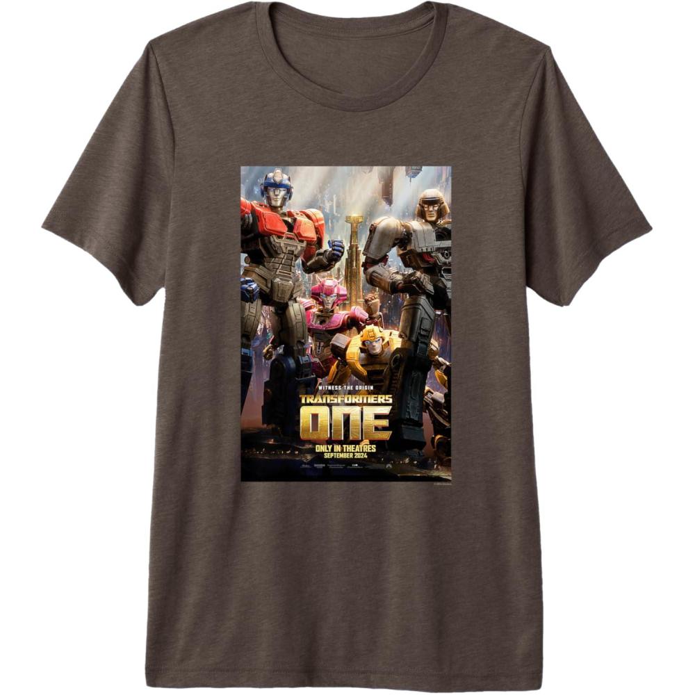 imageTransformers One Witness The Origin Movie Poster Vintage Premium Triblend TShirtBrown