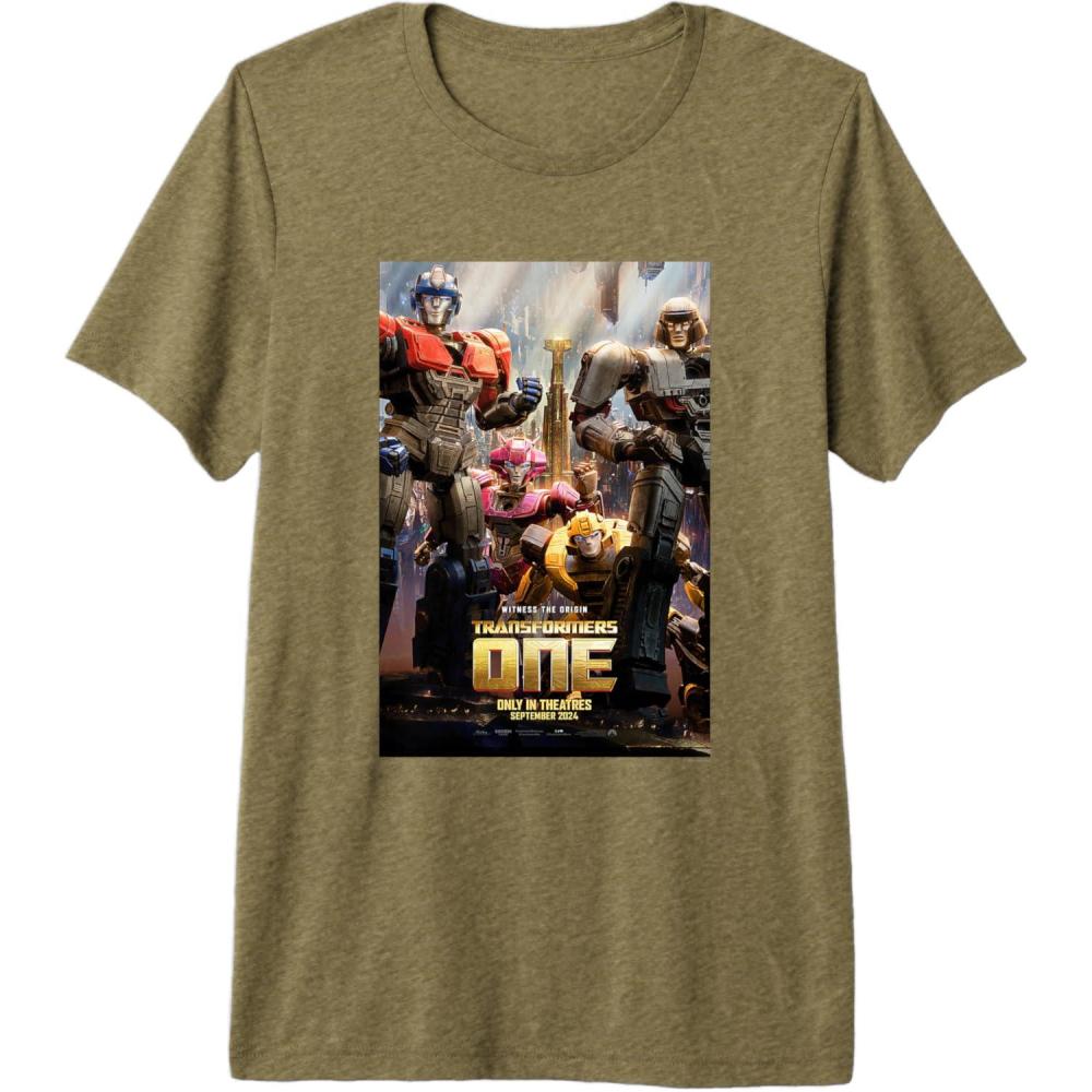 imageTransformers One Witness The Origin Movie Poster Vintage Premium Triblend TShirtOlive Green
