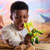 Transformers CYBERWORLD Chop Shop Armored Cyber Changers 4-Inch Action Figure, Quick Change to Insect Mode, Robot Toys for Boys and Girls, Kids Christmas Stocking Stuffers, Ages 6+
