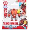 Transformers CYBERWORLD Dinobot Snarl Cyber Changers 4-Inch Action Figure, Quick Change to Dino Mode, Robot Toys for Boys and Girls, Kids Christmas Stocking Stuffers, Ages 6+