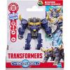 Transformers CYBERWORLD Megatron Cyber Changers 4-Inch Action Figure, Quick Change to Bull Mode, Robot Toys for Boys and Girls, Kids Christmas Stocking Stuffers, Ages 6+