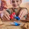 Transformers CYBERWORLD Optimus Prime Armored Cyber Changers 4-Inch Action Figure, Quick Change to Truck Mode, Robot Toys for Boys and Girls, Kids Christmas Stocking Stuffers, Ages 6+