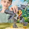 Transformers Cyberworld Grimlock Chomp & Battle 9-Inch Action Figure, Quick Change to Dino Mode, Robot Toys for Boys & Girls, Kids Christmas Stocking Stuffers, Ages 6+