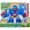 Transformers Dinobot Adventures Optimus Prime T-Rex Converting Toy with Lights and Sounds, 9+ Inch Action Figure, Ages 3 and Up (Amazon Exclusive)