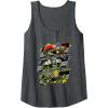 Transformers One Orion Pax D-16 & B-127 Heroic Panels Tank Top(Dark Heather Grey)