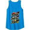 Transformers One Orion Pax D-16 & B-127 Heroic Panels Tank Top(Sapphire Blue)